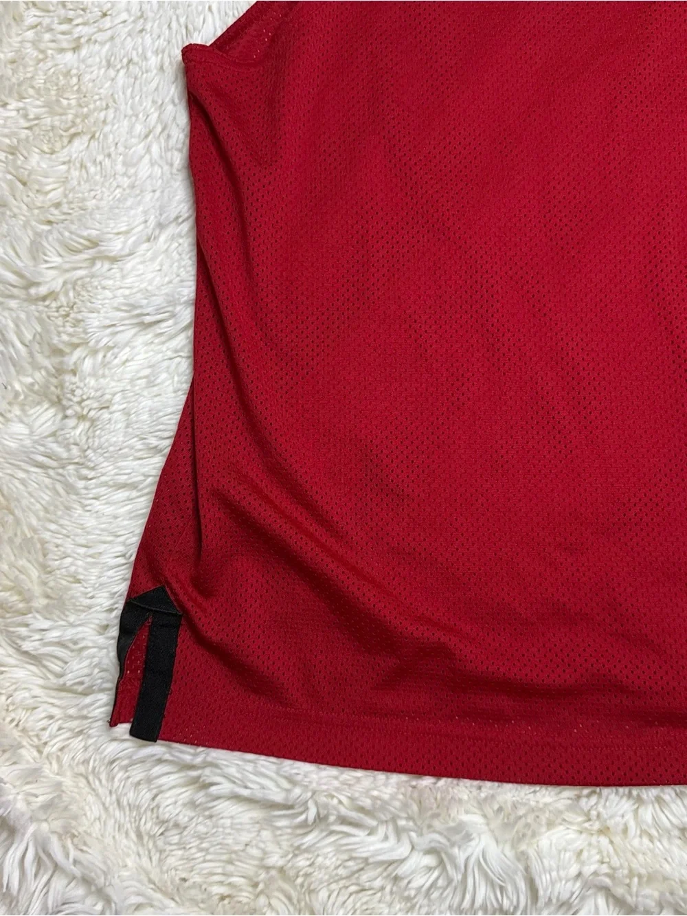 Jordan Men's Red Mesh Tank with Jumpman Logo size large